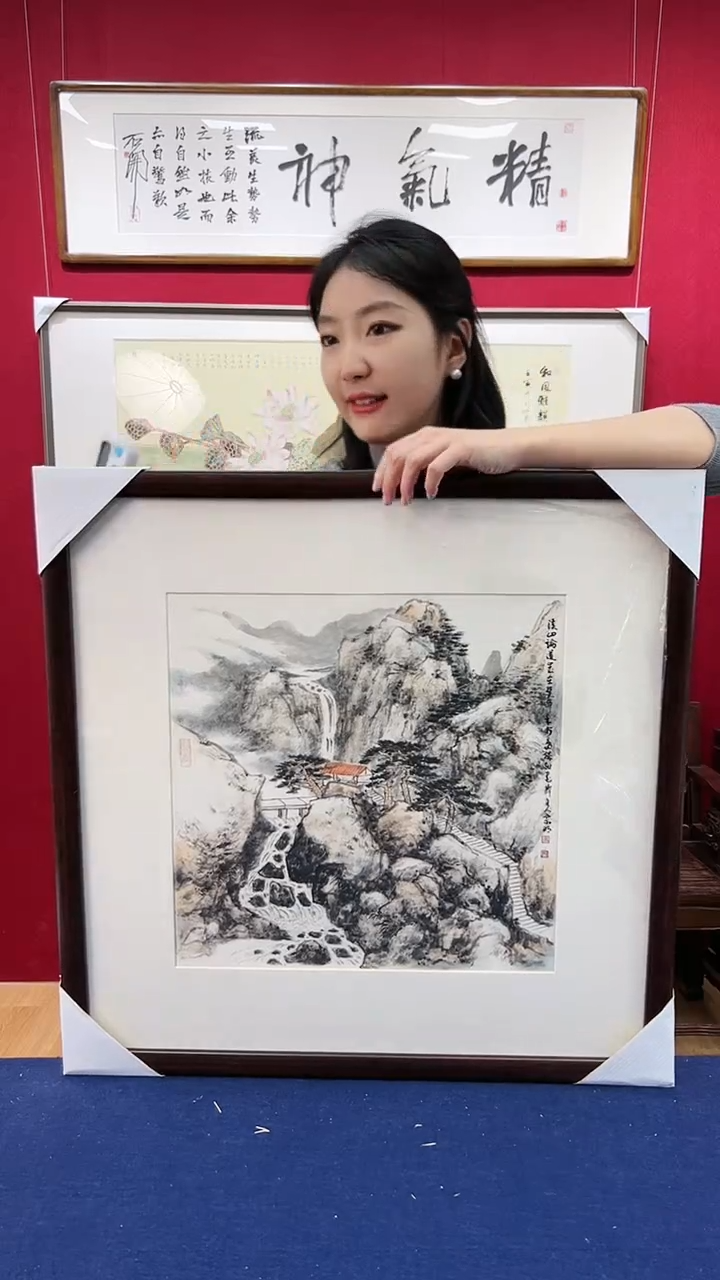 【闪购商品】绘画张宗明 溪山论道 64*64cm