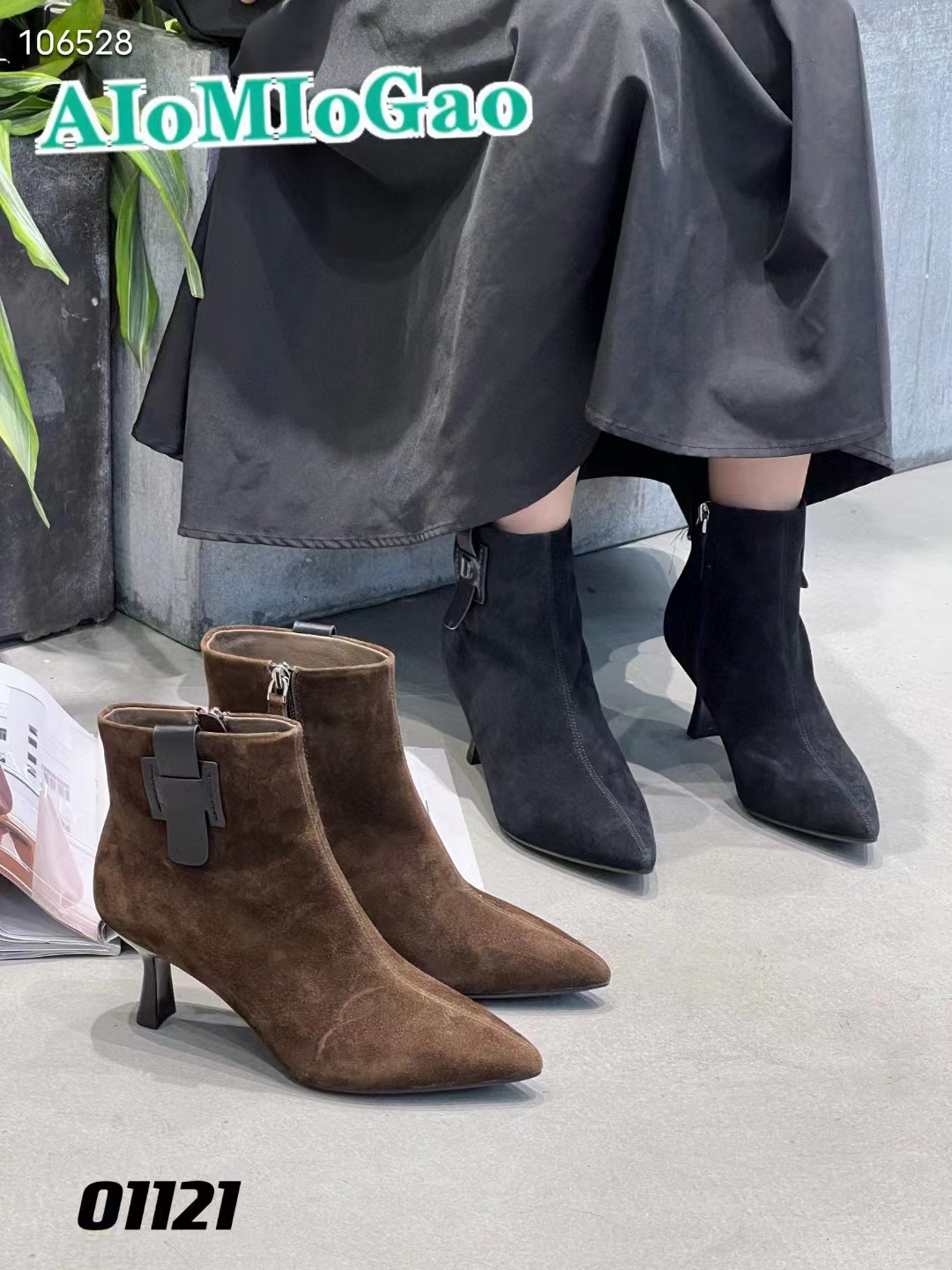 女鞋百搭气质高跟秋冬时尚简约冬季网红弹力尖头