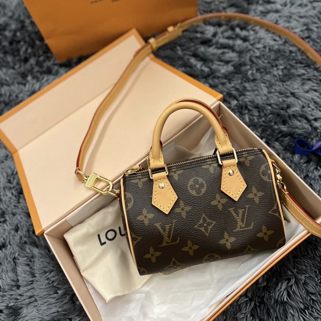 99新 LouisVuitton/路易威登  安琳/spnano/SPEEDY NANO