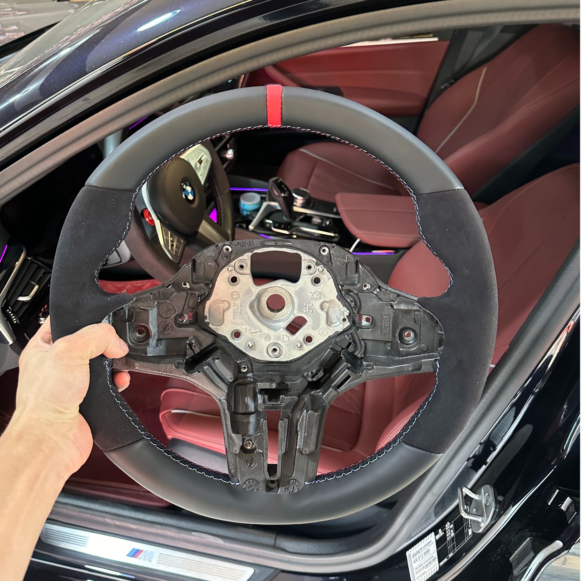 宝马/BMW原厂MP方向盘复刻版本手感无敌无损适配安装