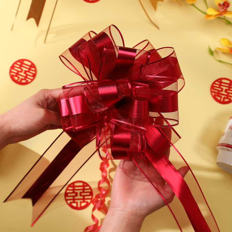 菲寻结婚婚车拉花车队装饰用品婚房布置蝴蝶结婚礼副车汽车丝用品