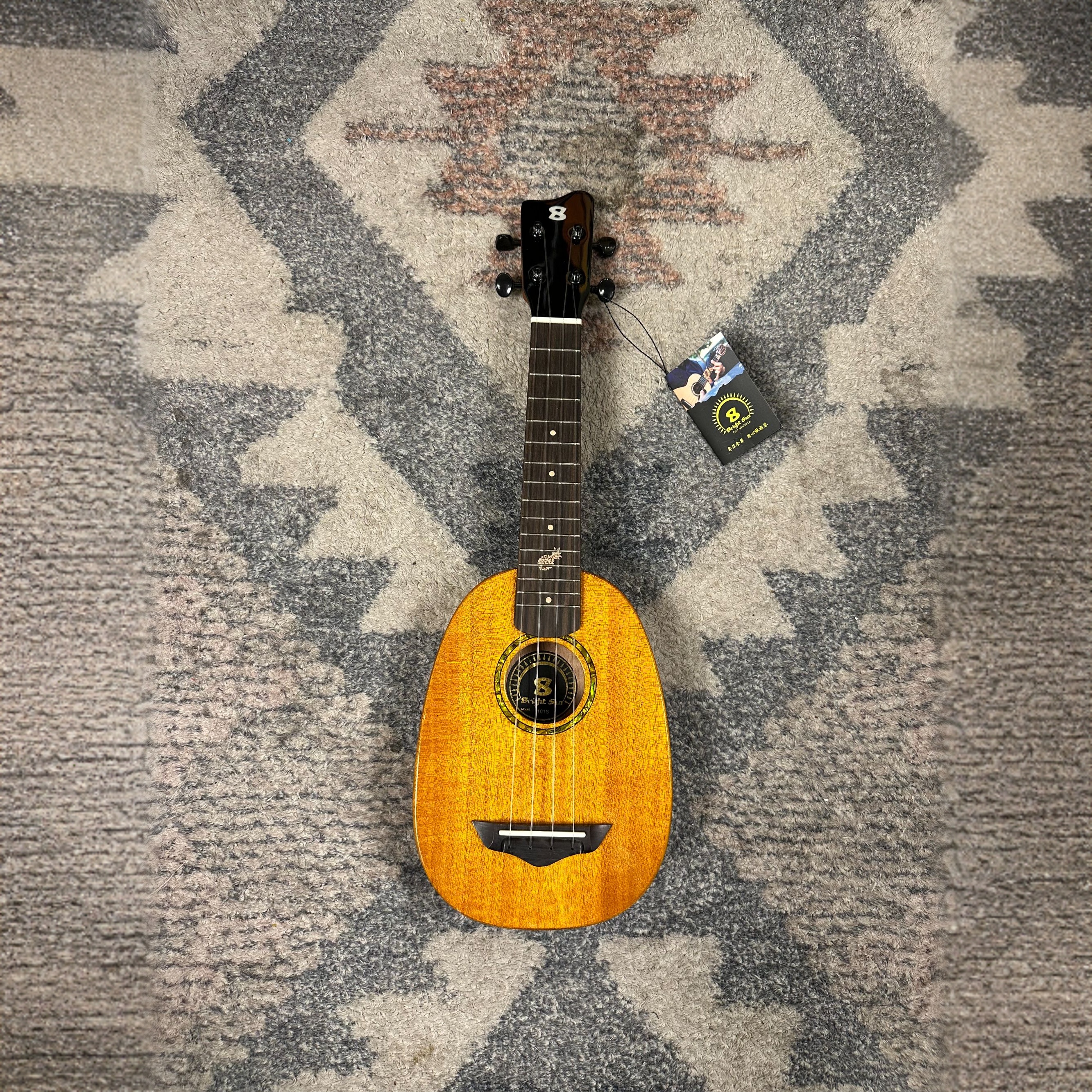 BRIGHT SUN/艳阳(售完欣赏）21寸小菠萝全单尤克里里独特原创101SL