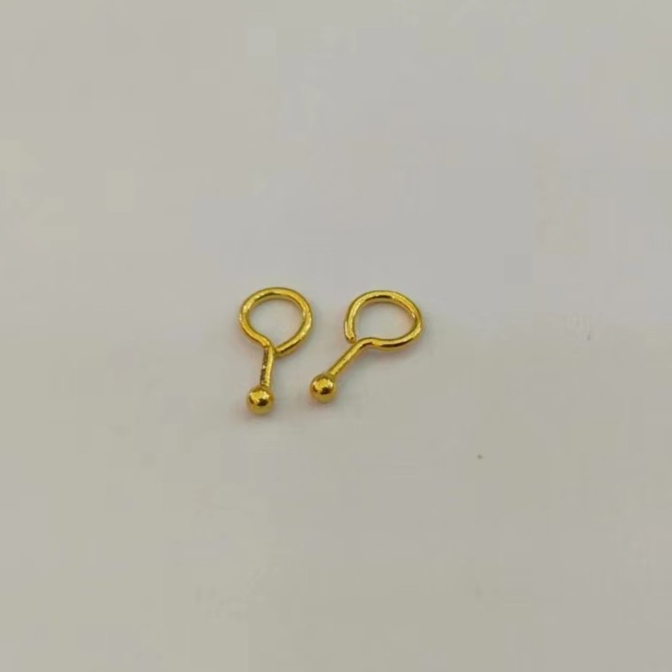 足金9999耳钉  纯光珠  光面 迷你 百搭 简约