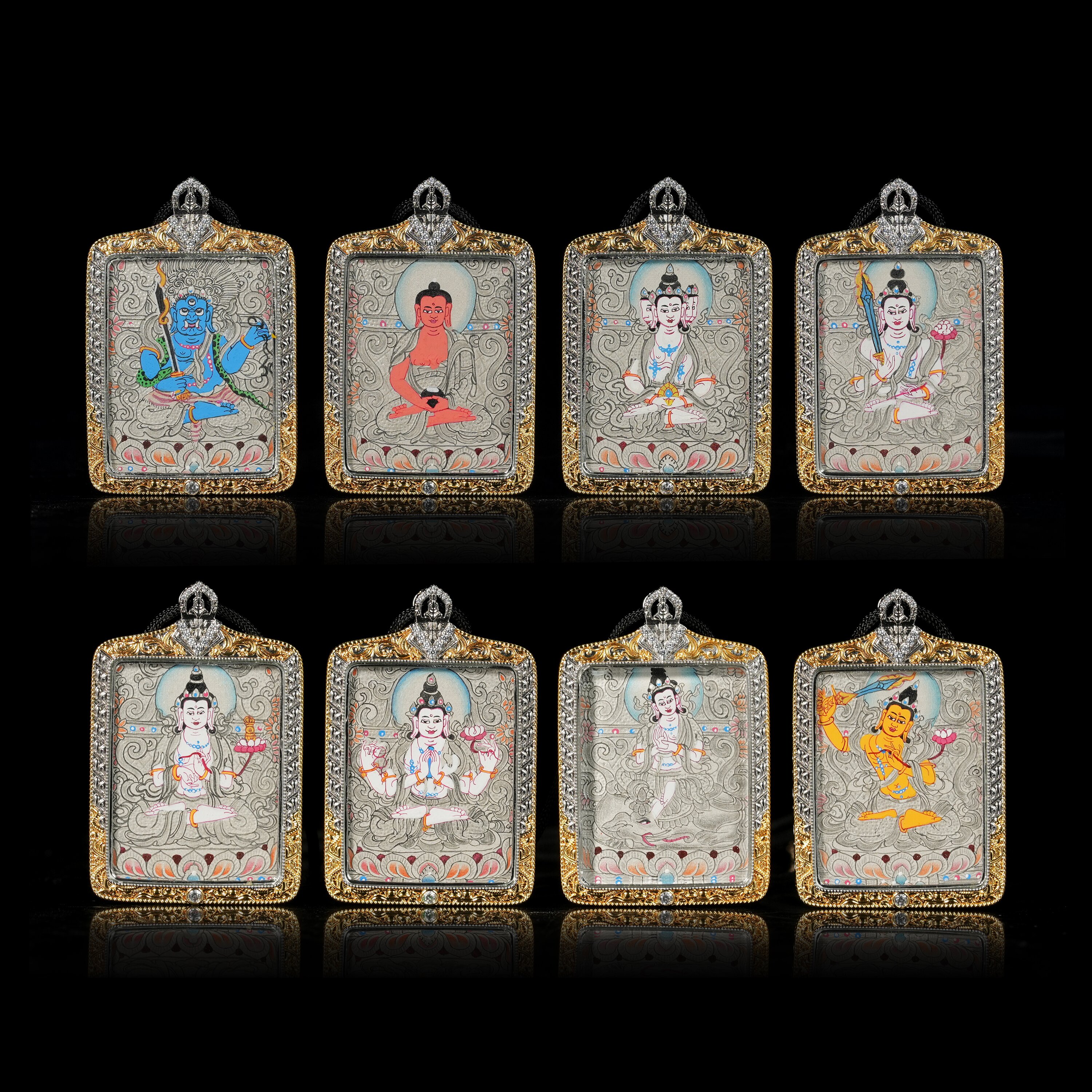 壹加安琪 | 八大守护卡卡集合链接时尚吊坠多样性发一