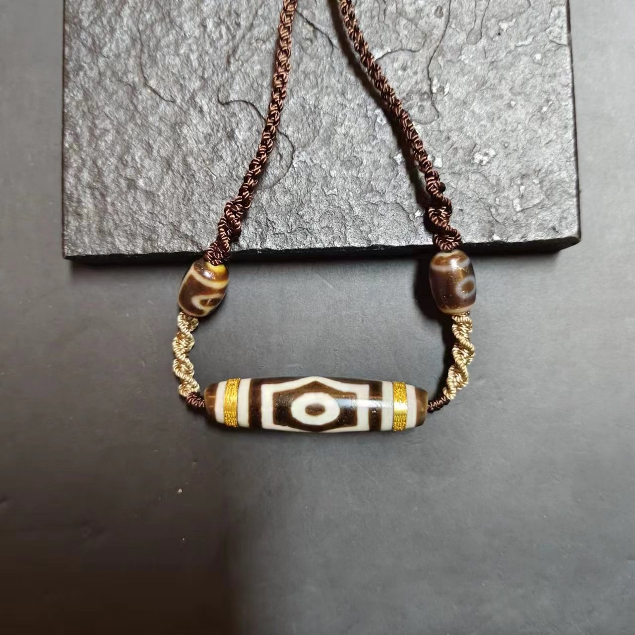 壹加安琪 | 上肯金镶大P三眼多宝锁骨链多样性发一件