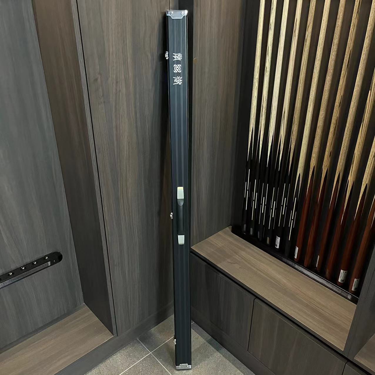 英迪安台球器材 掌御球杆  竖纹铝合金杆盒