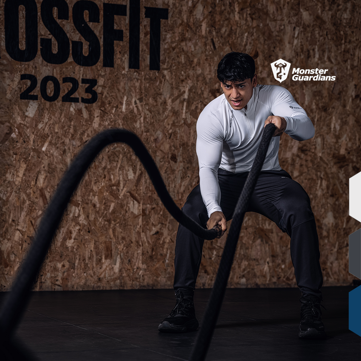 MonsterGuardians男子白色拉链运动四季健身衣骑行训练衣