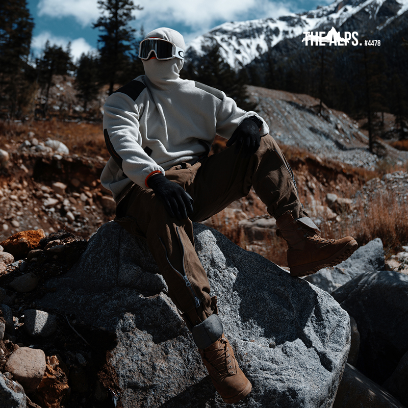 Monster Guardians 守护者系列男子户外高领连帽加绒运动卫衣 