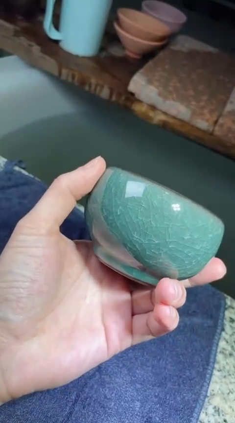 【闪购商品】瓷主人杯双面墨冰