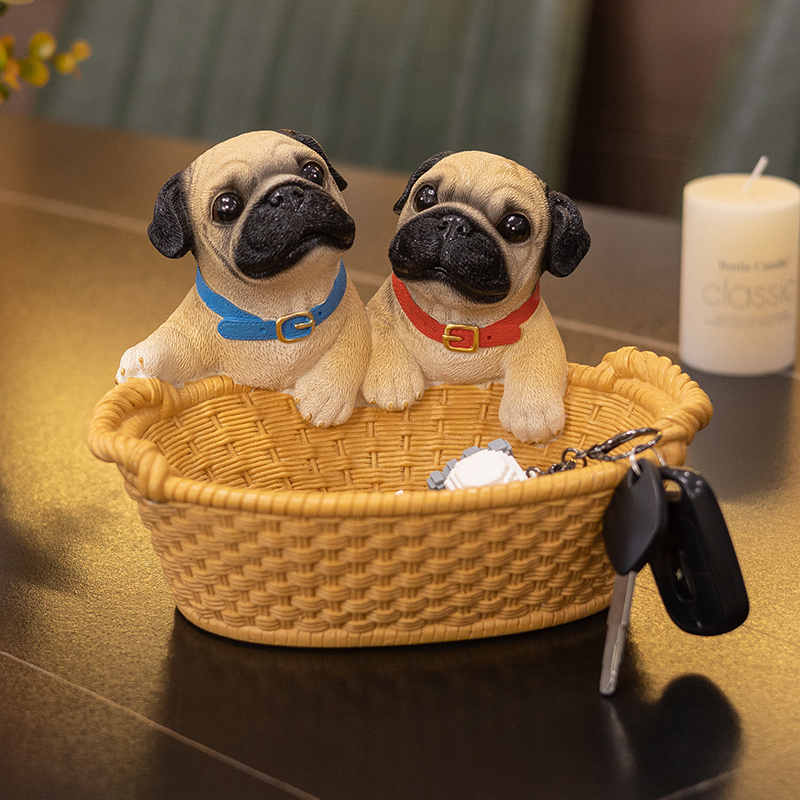 【源头厂家】进门鞋柜钥匙收纳玄关摆件创意家居客厅茶几可爱装饰