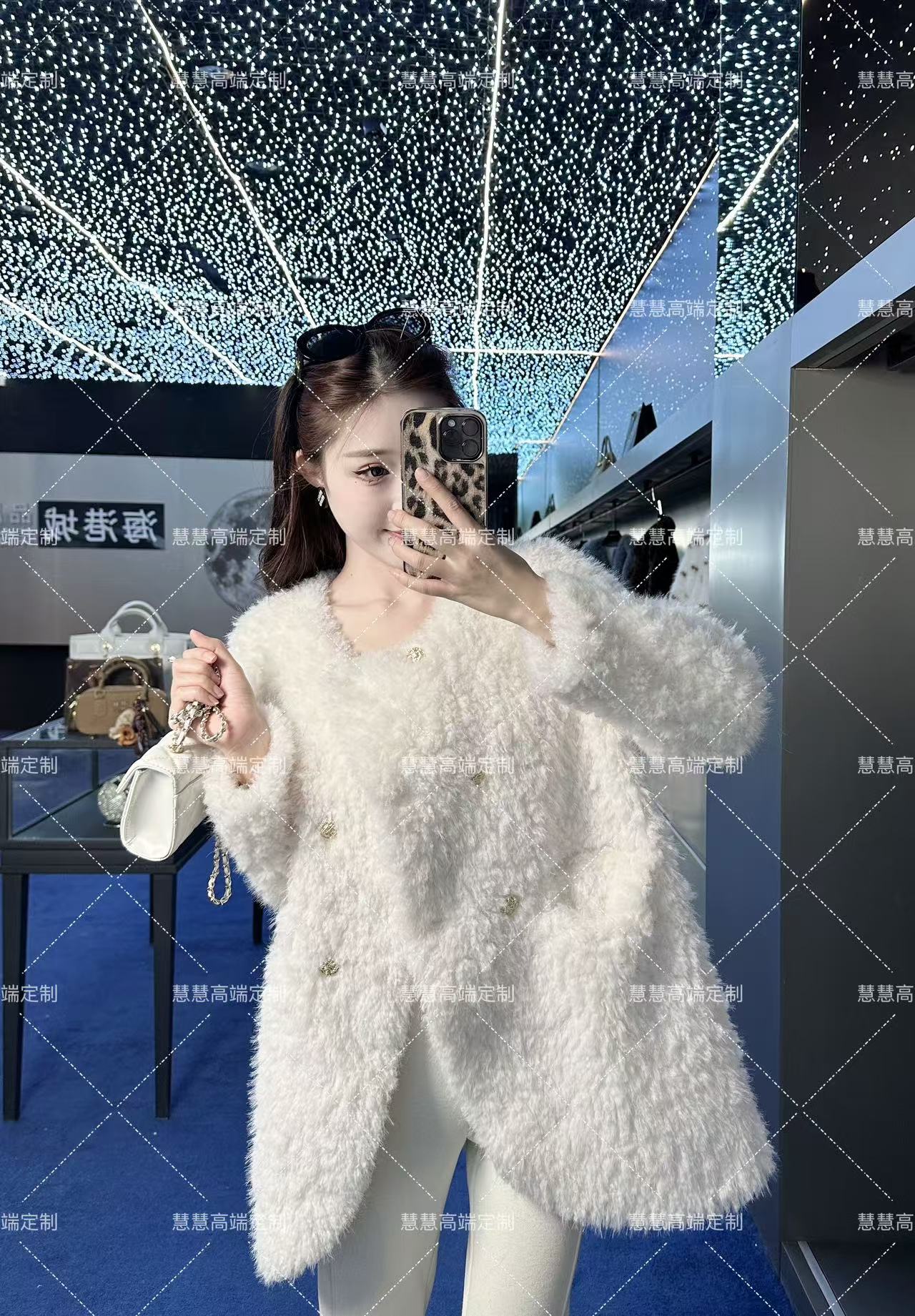 【慧慧】2024新款时尚百搭原创设计师新款 轻奢外套8816