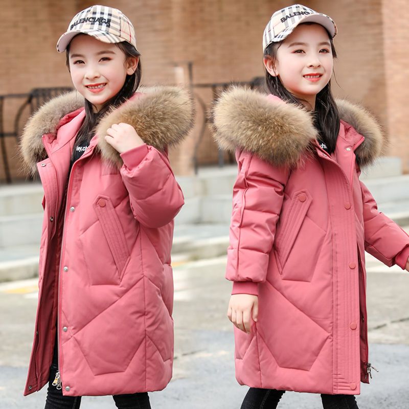 优选女童棉衣冬装2023新款中大童洋气小女孩儿童棉服加厚棉袄秋冬
