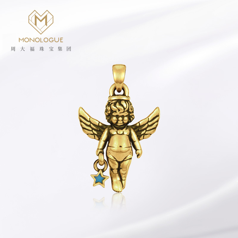 MONOLOGUE独白礼物爱特天使吊坠配绳@MR1215