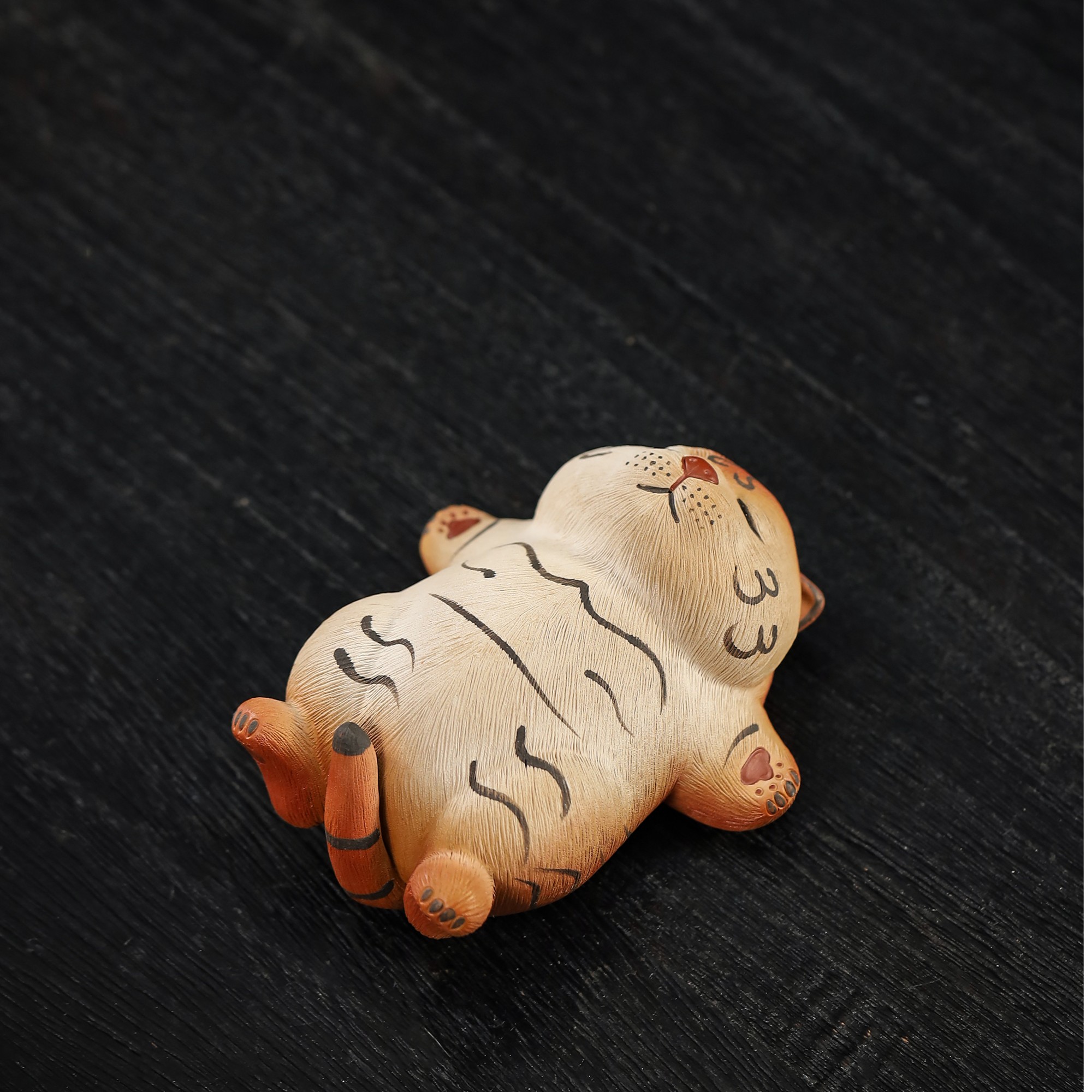 【赵永辉 | 大老虎】  紫砂茶宠小懒匠原创老虎