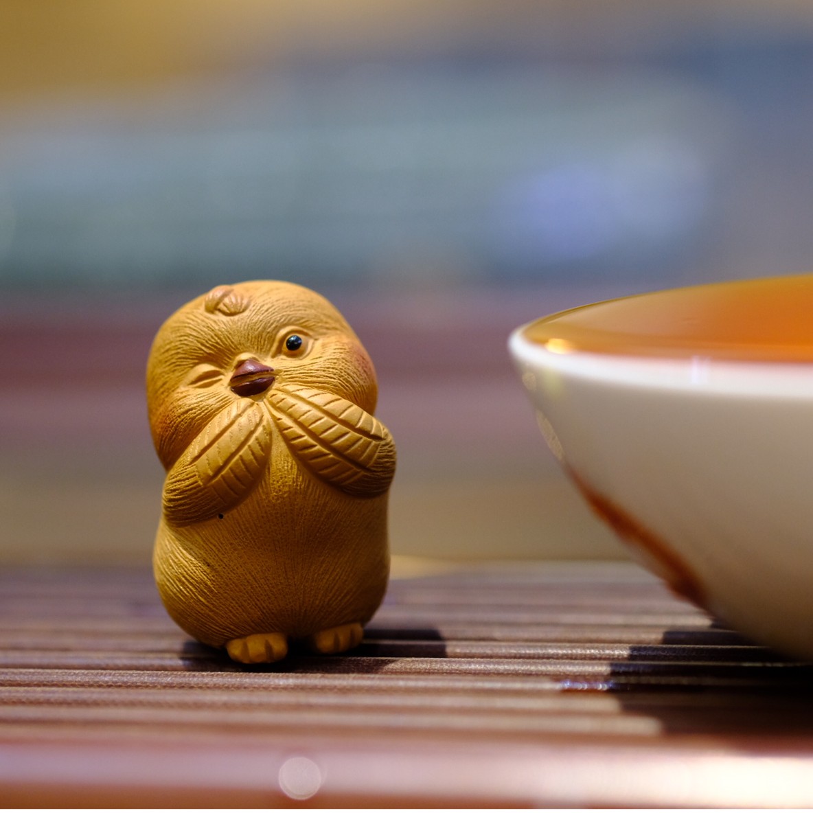 【小菜鸡】紫砂茶宠小鸡一个高端茶宠摆件