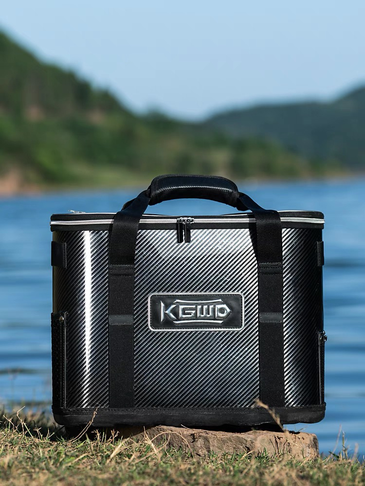 空钩悟道多功能鱼护桶 轻量便携充氧活鱼桶一体成型加固钓鱼水桶