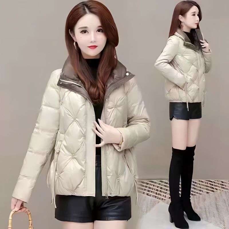2024秋冬季羽绒羽绒服女短款韩版时尚小个子羽绒衣洋气爆款小羽绒