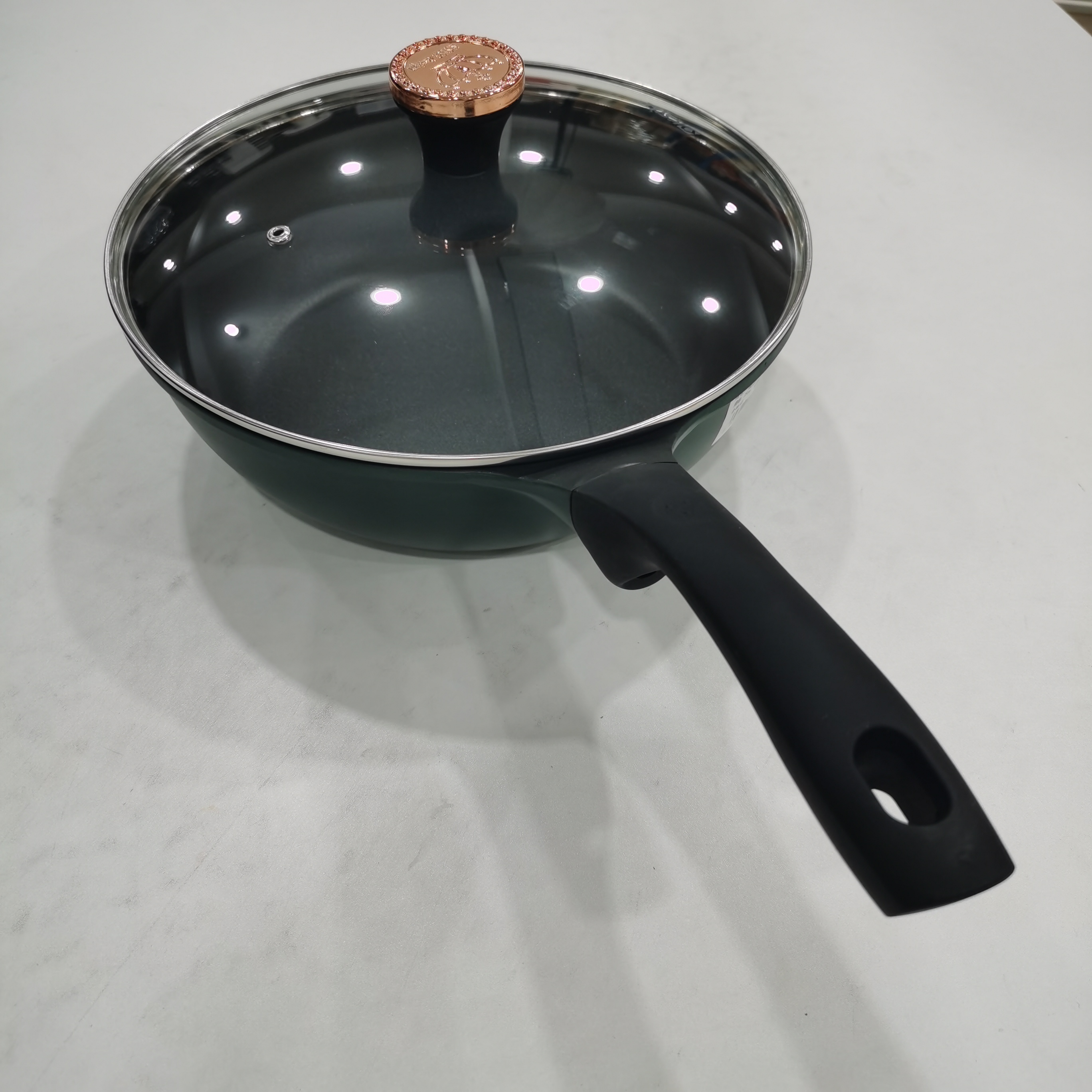 奥罗拉不粘锅炒锅28口径