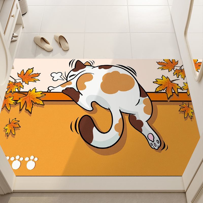 家用裁剪防油进门地垫浴室防滑脚垫入户门可擦免洗防滑耐脏地毯