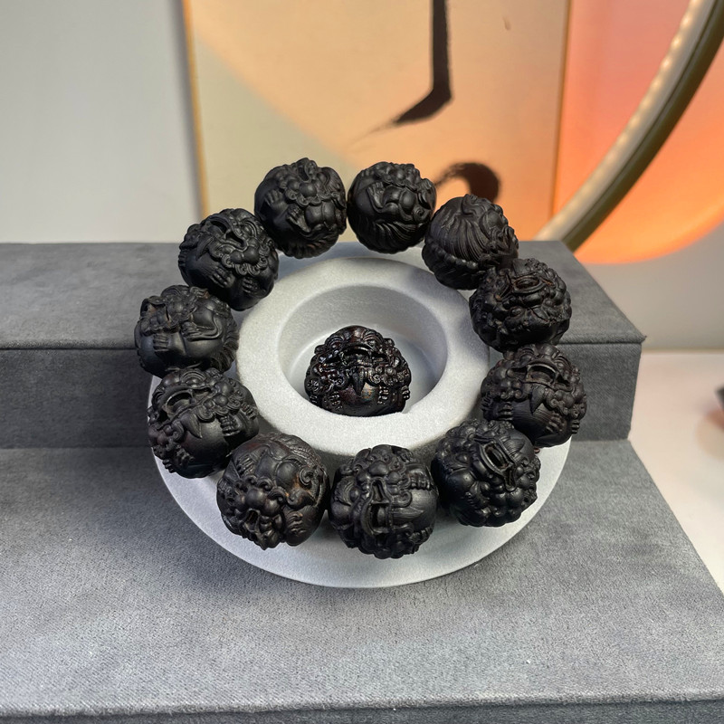 貔貅手串2.0x2.2正区达拉杆c香木雕手把件把玩件挂件摆件