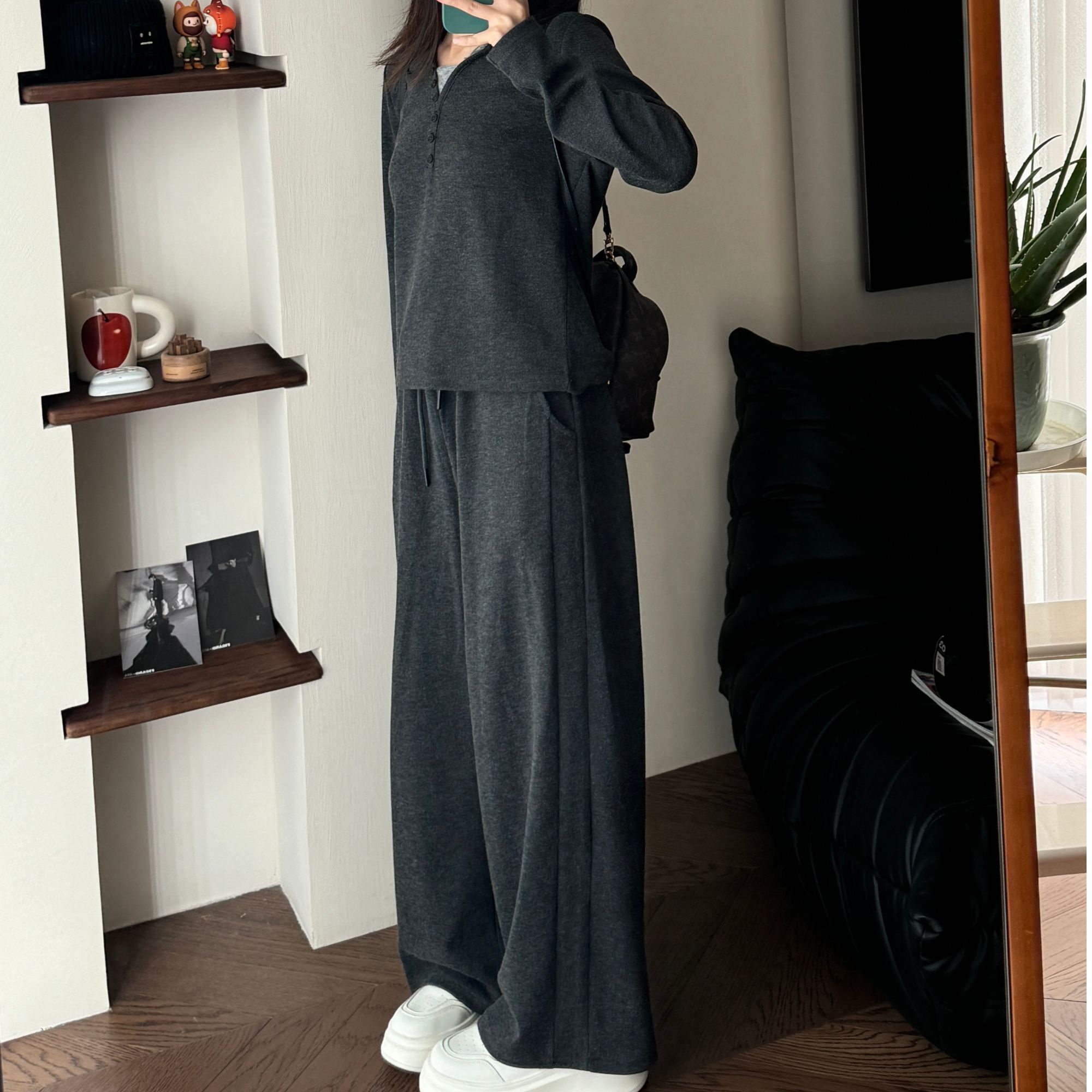 【吐血清仓】小个子糯米纸片人显瘦高级感早秋休闲套装