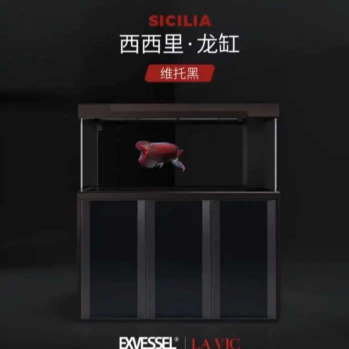 久鼎鱼缸拉蔚LAVlC系列—西西里龙鱼缸（维拖黑）