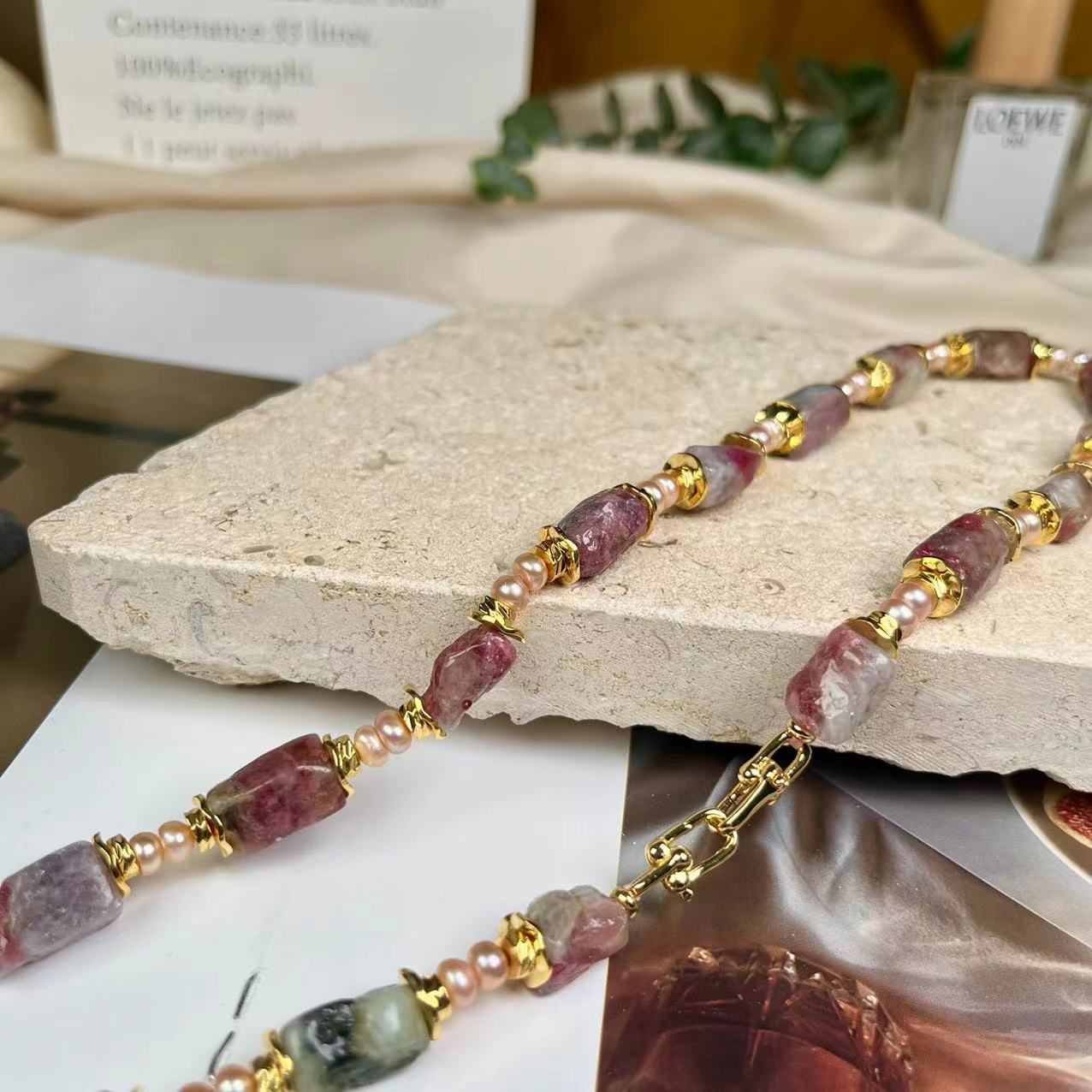 合金项链 【温柔岁月】将夏-手工气质项链手链