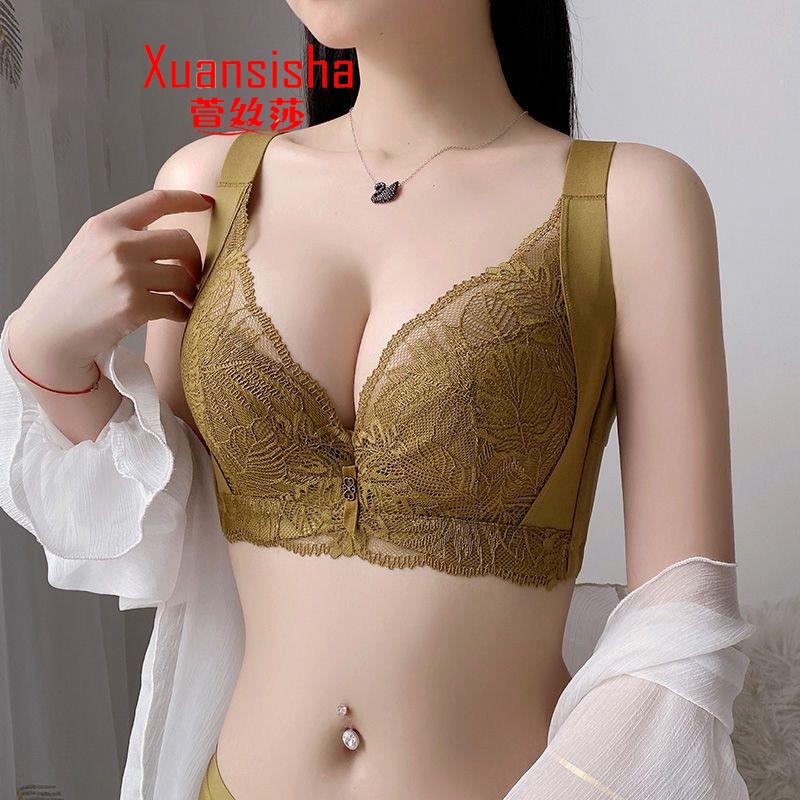 萱丝莎 调整型内衣聚拢提胸上托收副乳文胸防下垂夏季薄款胸罩