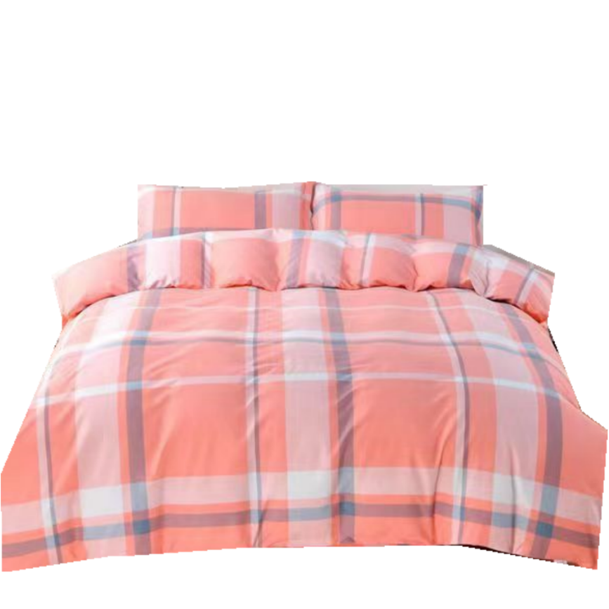 【布块】春意盎然 粉格 斜纹 加厚 布块不加工 亲肤舒适（正负5厘米）