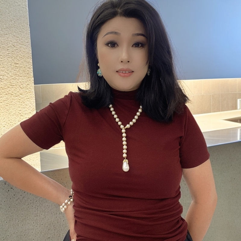爱美凡三分袖针织女装少女风内搭百搭紧身打底衫中长款修身时尚女