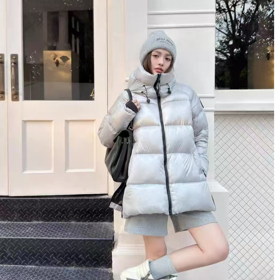 2024加厚派克男女明星同款面包泡芙感羽绒服