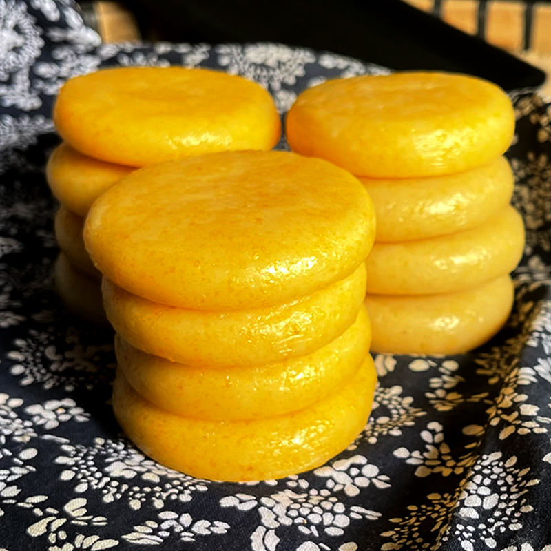碳水糯米玉米糍粑贵州特产小吃年糕手工制作玉米包谷粑粑休闲食品