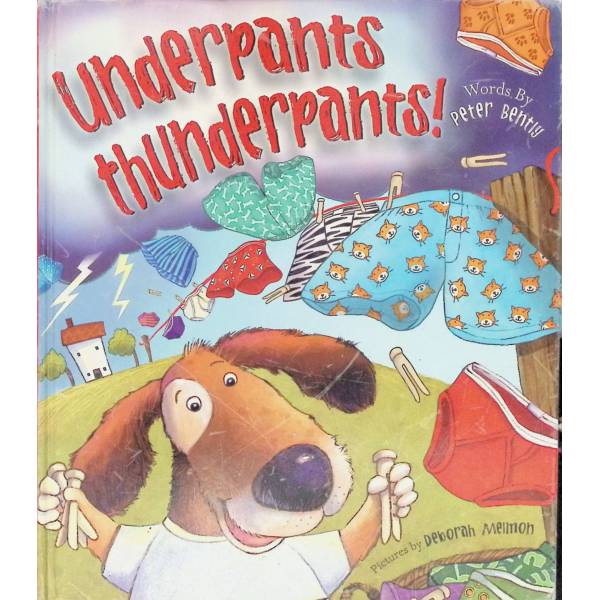 原版儿童绘本3-6岁精装Underpants thunder