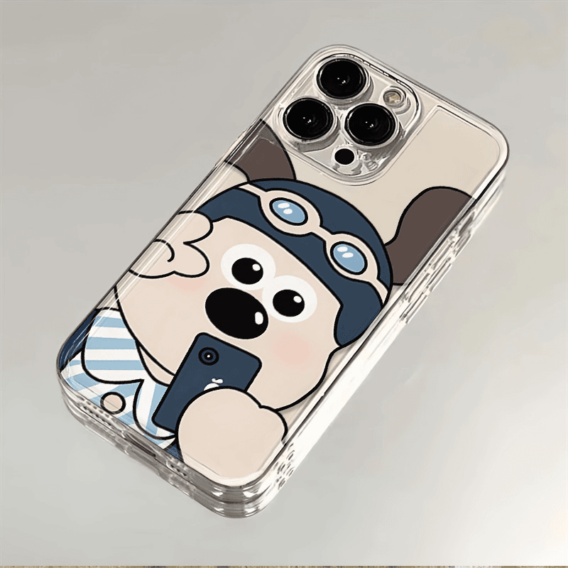 适用iPhone苹果7plus手机壳14pro/15/12mini卡通A1864网红全包男
