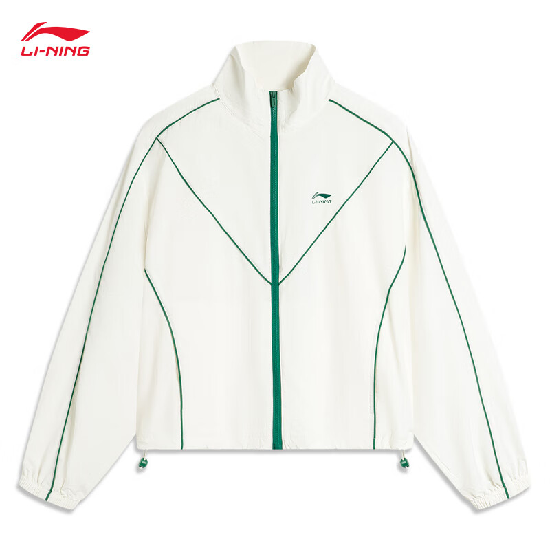 李宁防晒运动风衣秋季新款都市轻运动休闲长袖立领外套AFDU540