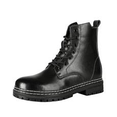 马丁鞋男马丁靴男款低帮英伦风复古高帮皮鞋增高潮感黑色中帮靴子