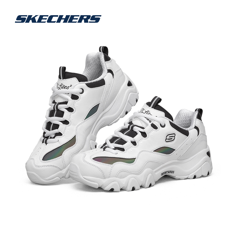 Skechers斯凯奇女款百搭复古时尚潮流运动厚底秋季老爹鞋66666324