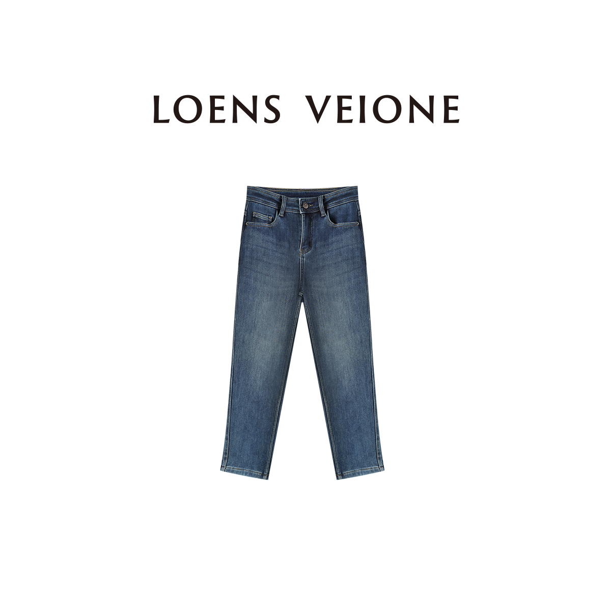 秋冬加绒加厚款百搭女士牛仔裤24CVDG0471N