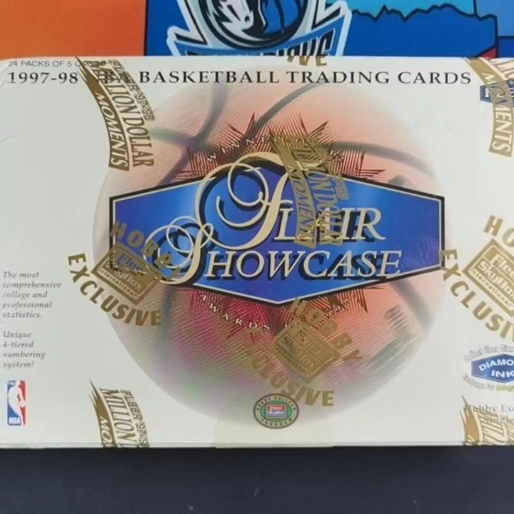 拆盒 单包 1997-98 Flair Showcase 博科比乔丹row0 蓝字