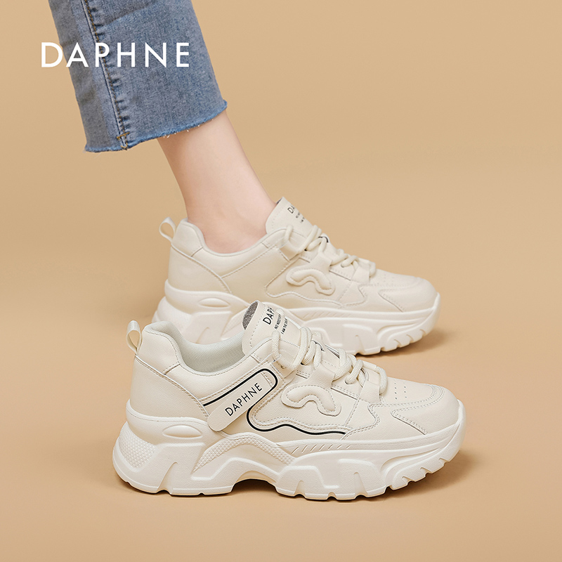 达芙妮老爹鞋女ins潮2026新款时尚爆款百搭厚底休闲运动鞋
