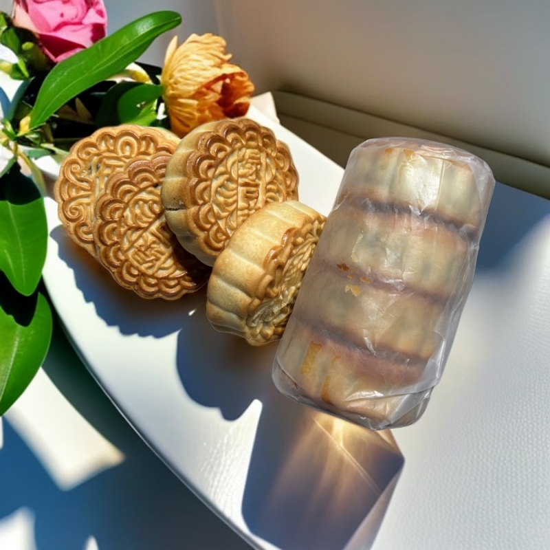 叉烧月饼 油纸包装 浦北平睦新兴月饼  儿时味道