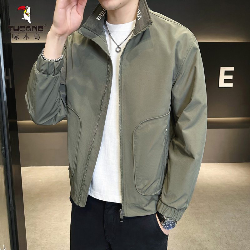 TUCANO/啄木鳥秋季新款休闲男外套时尚立领夹克档次帅气百搭休闲