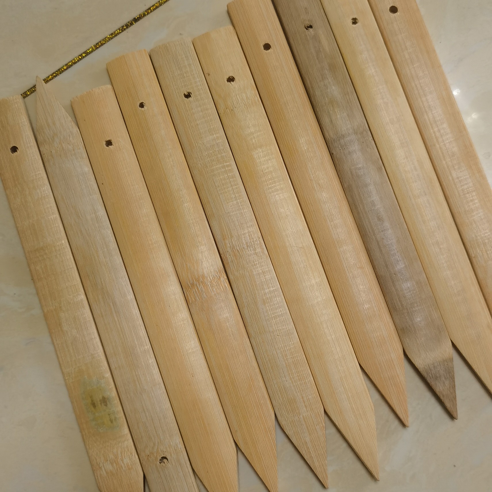 精品加长竹地插，100个