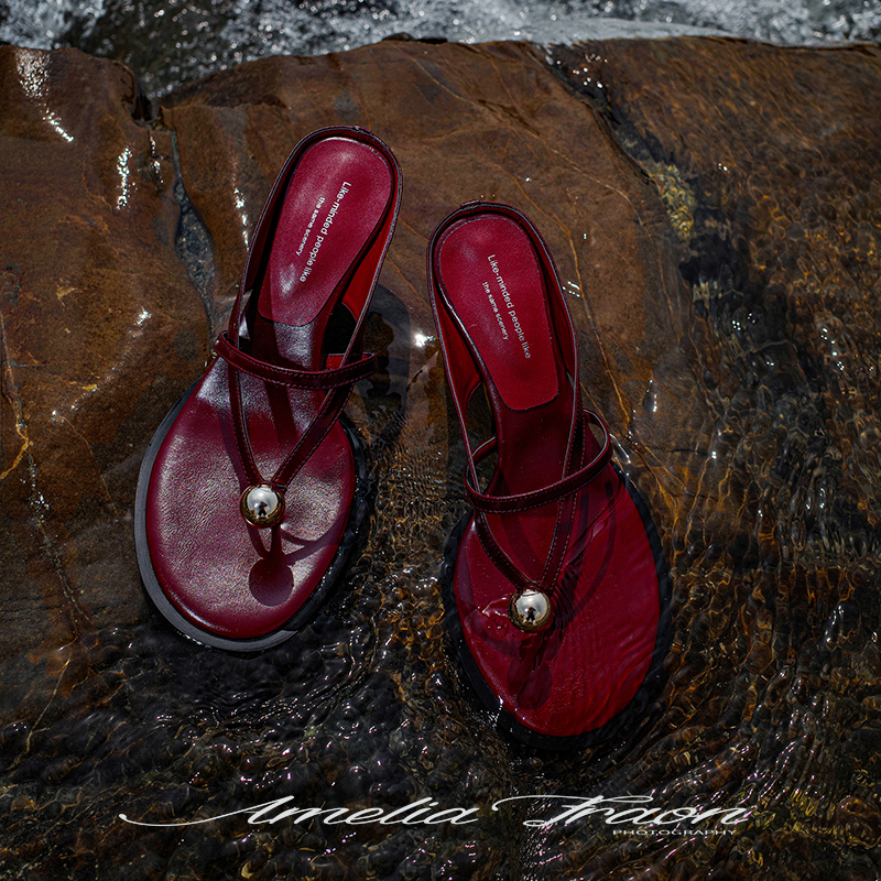 人字拖2024年夏季粗跟