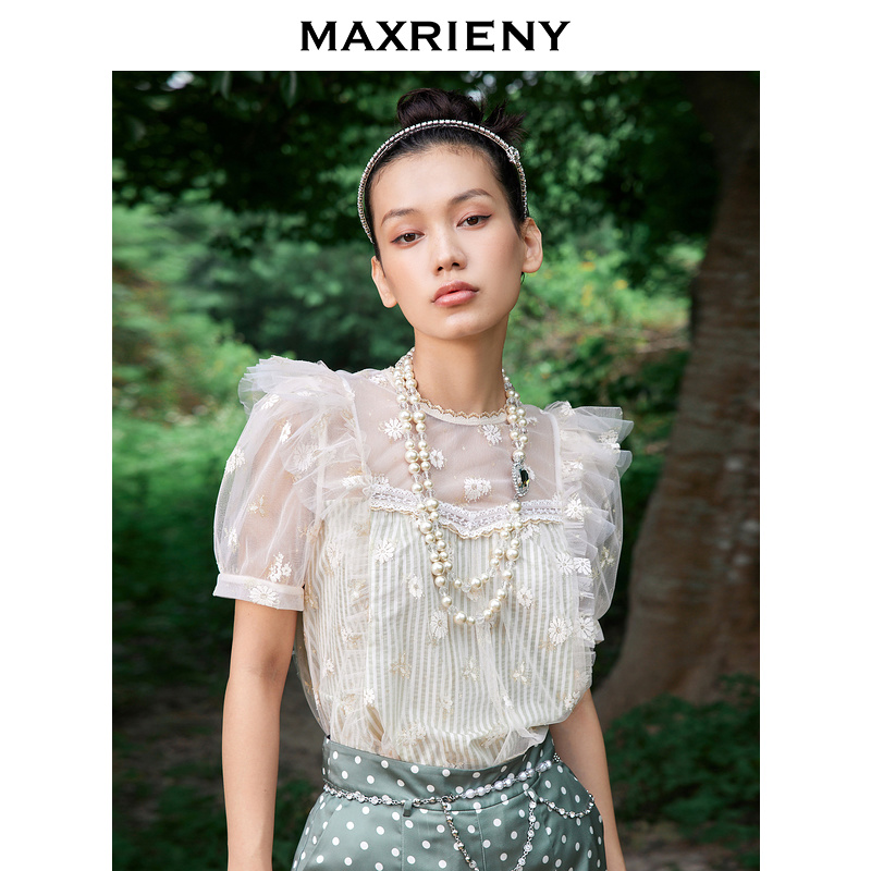 【若谷大大专属】MAXRIENY蕾丝衫