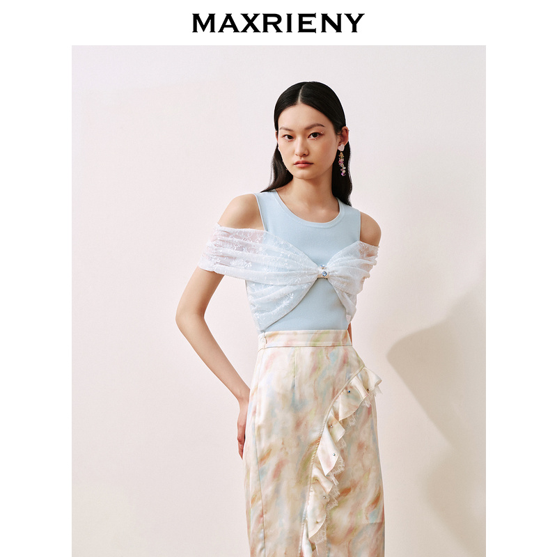 【老板娘夏天】MAXRIENY【商场同款】秋针织衫女装