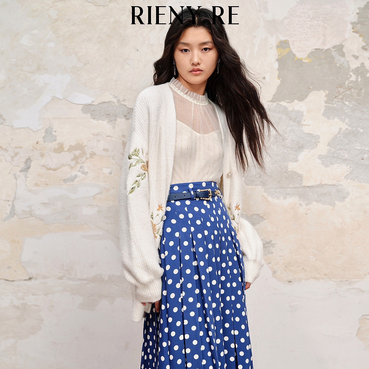 【蜜思仝】MAXRIENY温柔肌理感针织衫外套开衫毛衣