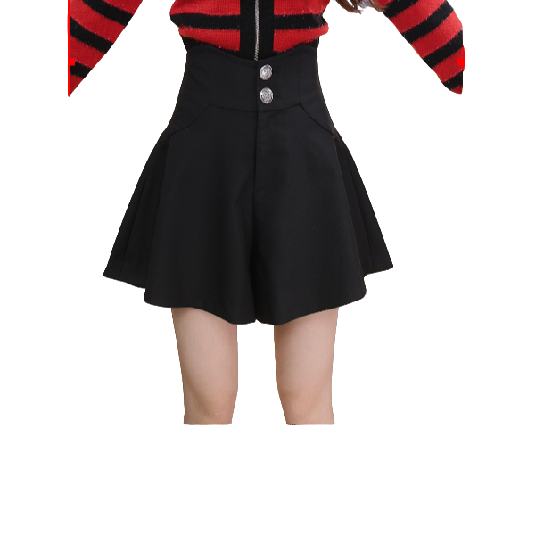 【若谷大大】MAXRIENY商场同款百搭黑色女士短裤