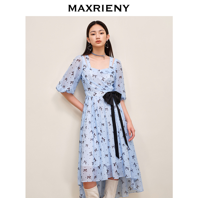 M081【赵老板专属】MAXRIENY秋连衣裙