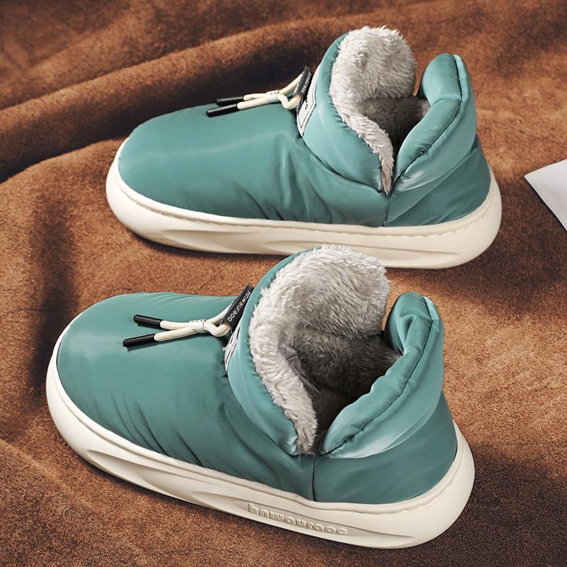 潮鞋男雪地靴男冬季东北保暖大棉靴士户外防水情侣鞋防滑加厚棉鞋